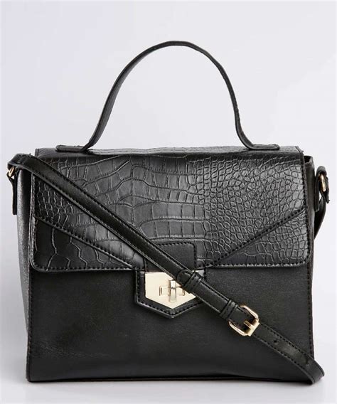 bolsa verniz crocodilo|Bolsa Feminina Transversal Textura Croco Verniz Marisa.